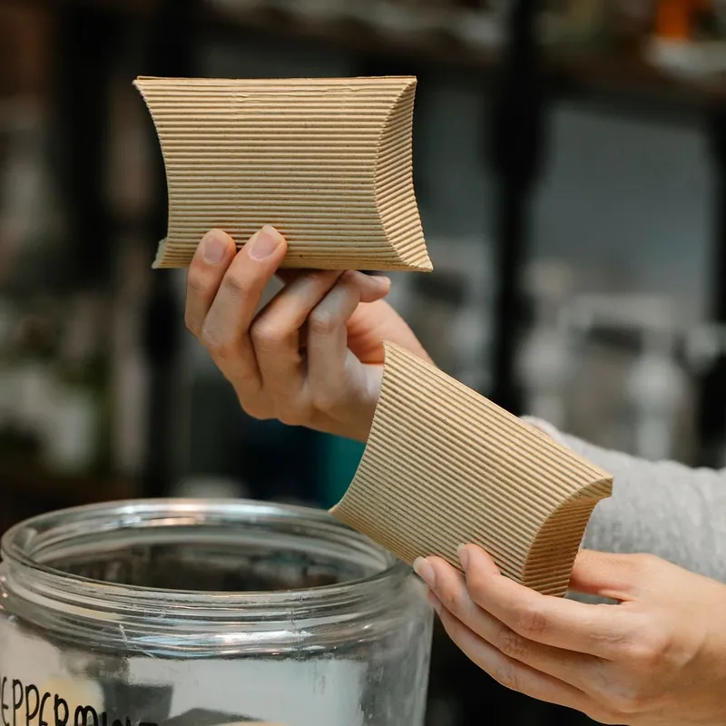Custom kraft soap pillow boxes for handmade soap brands
