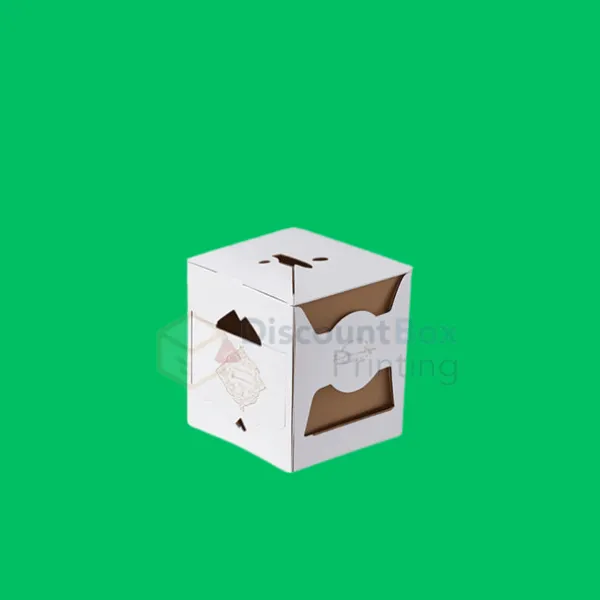 Custom White Bakery Boxes with Window thumbnail 2