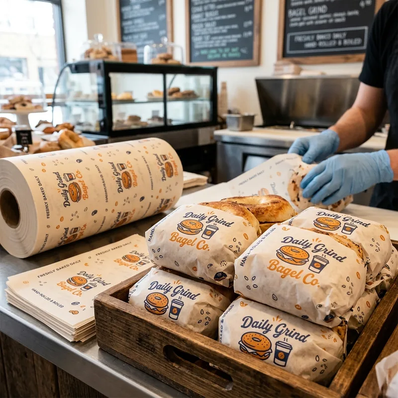 Bulk Custom Printed Bagel Wraps