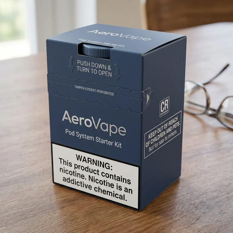 Child Resistant Vape Packaging