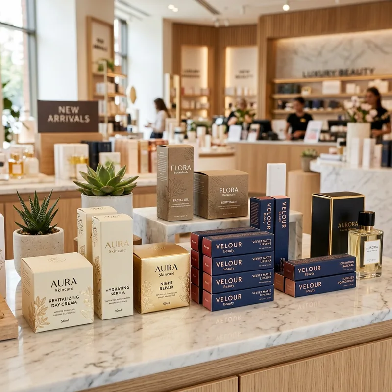 Custom cosmetic boxes done right on a retail shelf