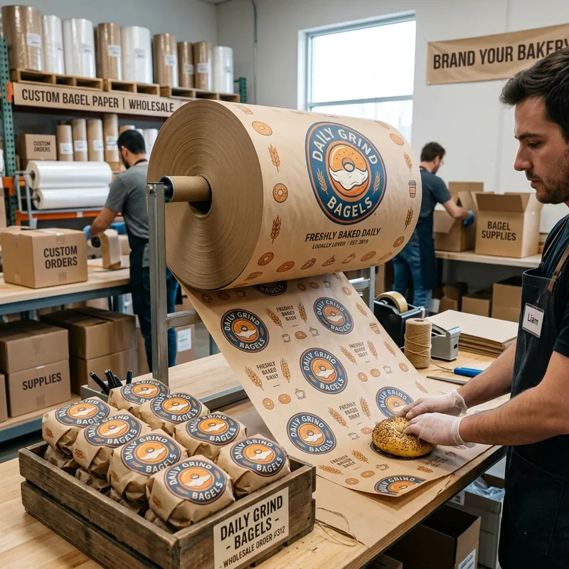 Custom Bagel Paper Wholesale