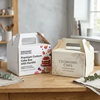 Custom Cake Boxes with Handle thumbnail 2