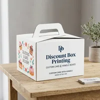 Custom Cake Boxes with Handle thumbnail 3