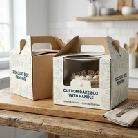 Custom Cake Boxes with Handle thumbnail 4