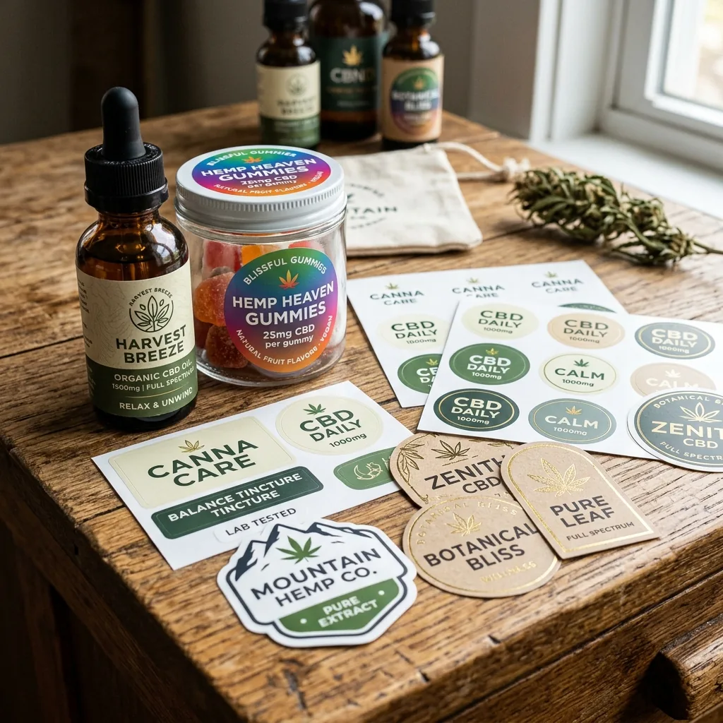 Custom CBD Stickers