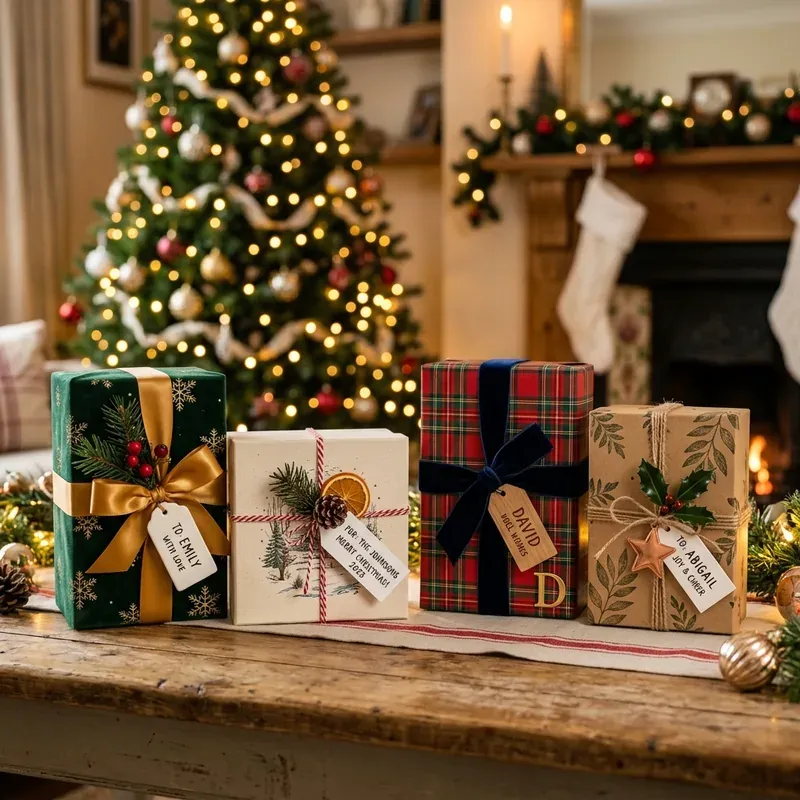 Custom Christmas Gift Boxes Wholesale