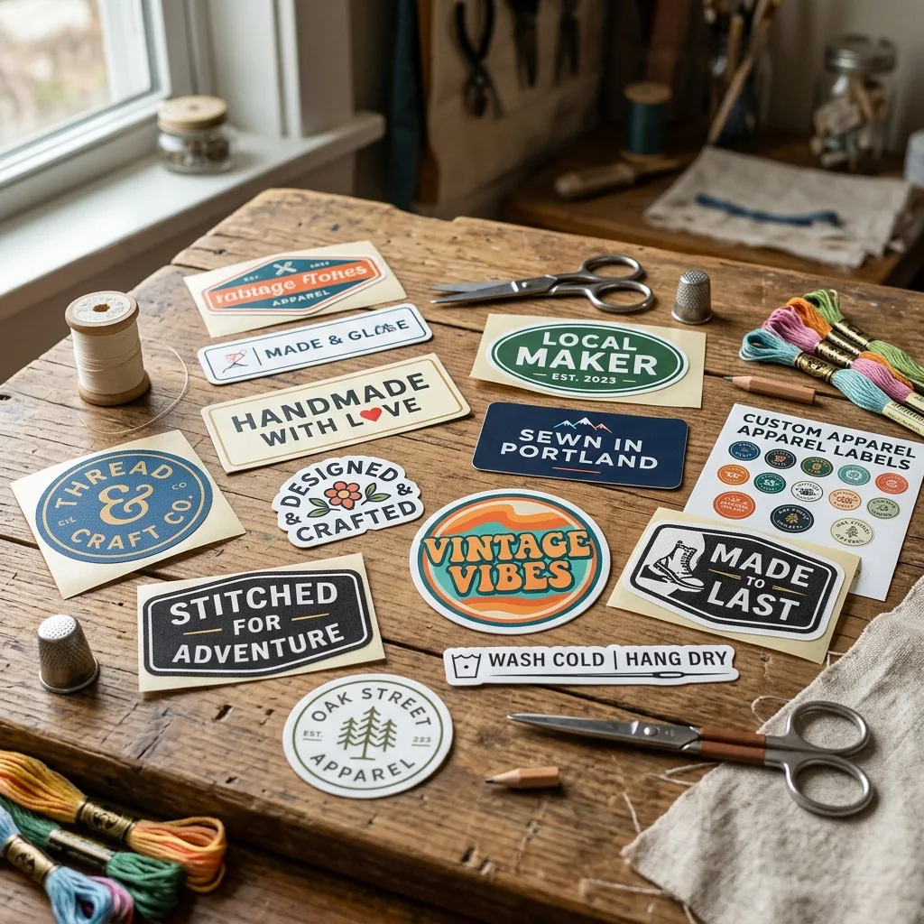 Custom Clothing Stickers thumbnail 3