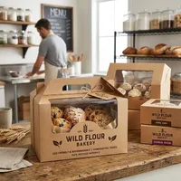 Eco-Friendly Kraft Custom Bakery Boxes thumbnail 2