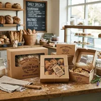 Eco-Friendly Kraft Custom Bakery Boxes thumbnail 1