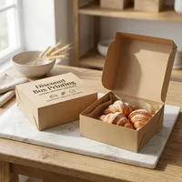 Custom Kraft Bakery Packaging Boxes thumbnail 2
