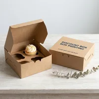 Custom Kraft Cupcake Boxes thumbnail 3