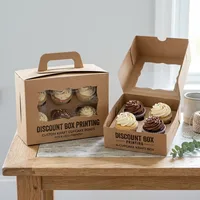 Custom Kraft Cupcake Boxes thumbnail 1