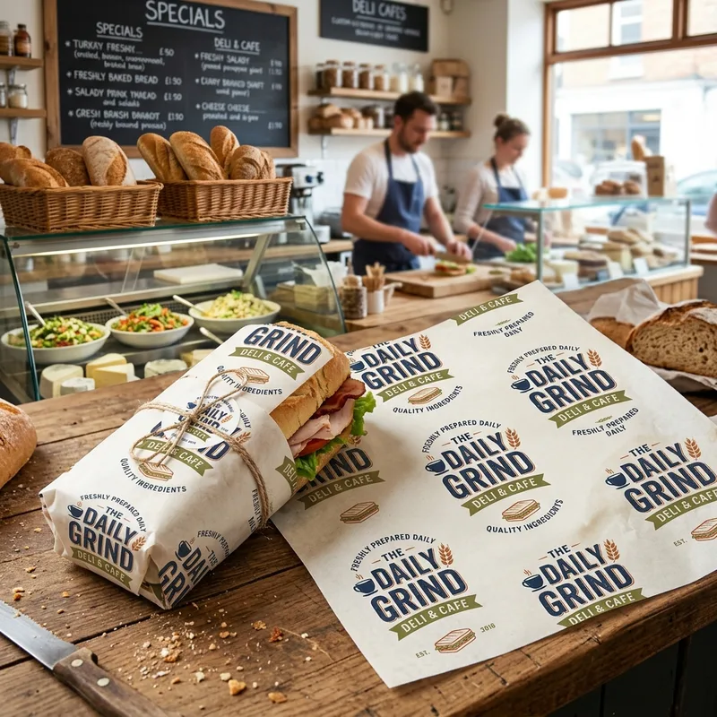 Custom Printed Sandwich Wrap Paper