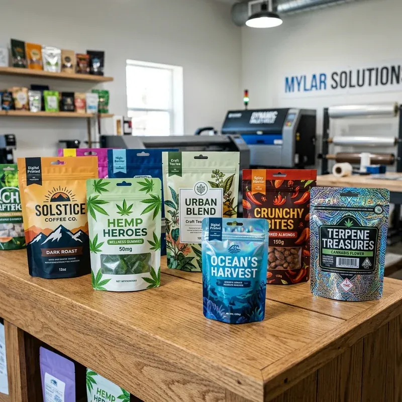 Digital Printed Mylar Packaging