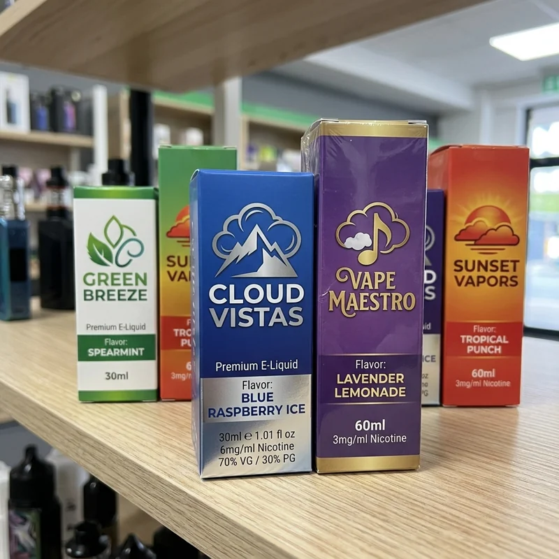 E Liquid Boxes with Logo