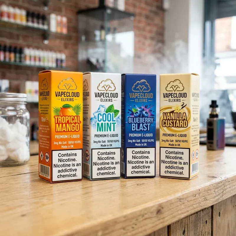 E Liquid Packaging Boxes