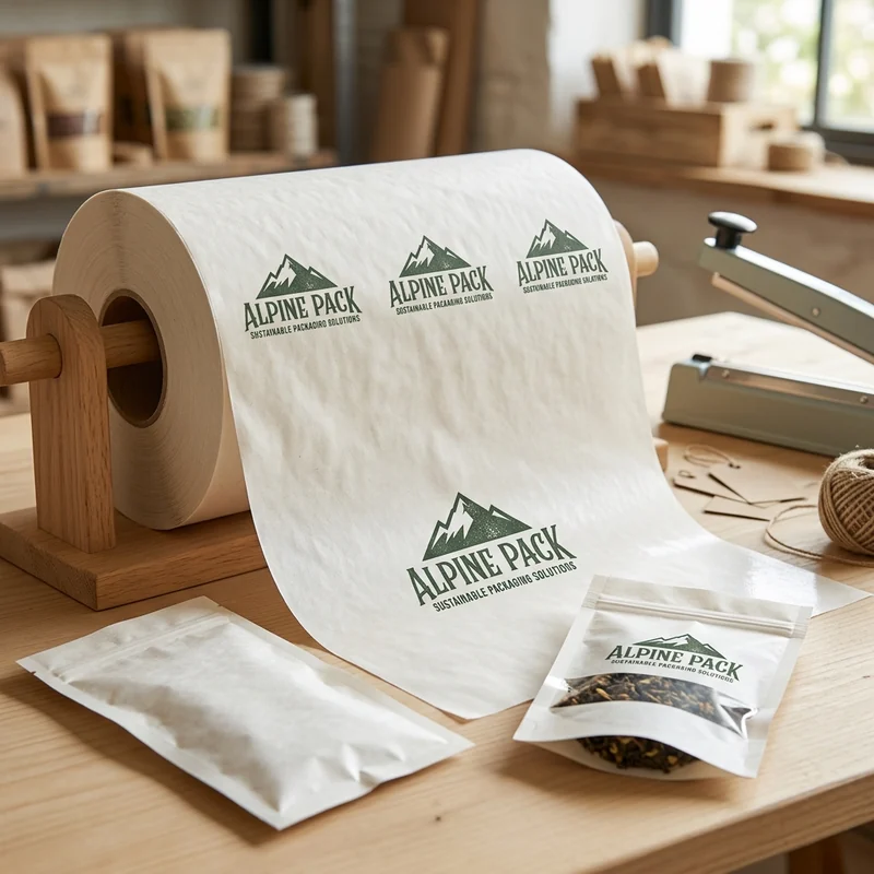 Heat Seal Paper with Logo