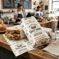 Personalized Sandwich Wrapping Paper thumbnail 3