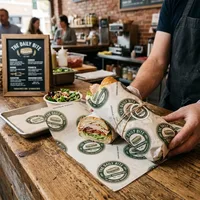Sandwich Wrap Paper with Logo thumbnail 3