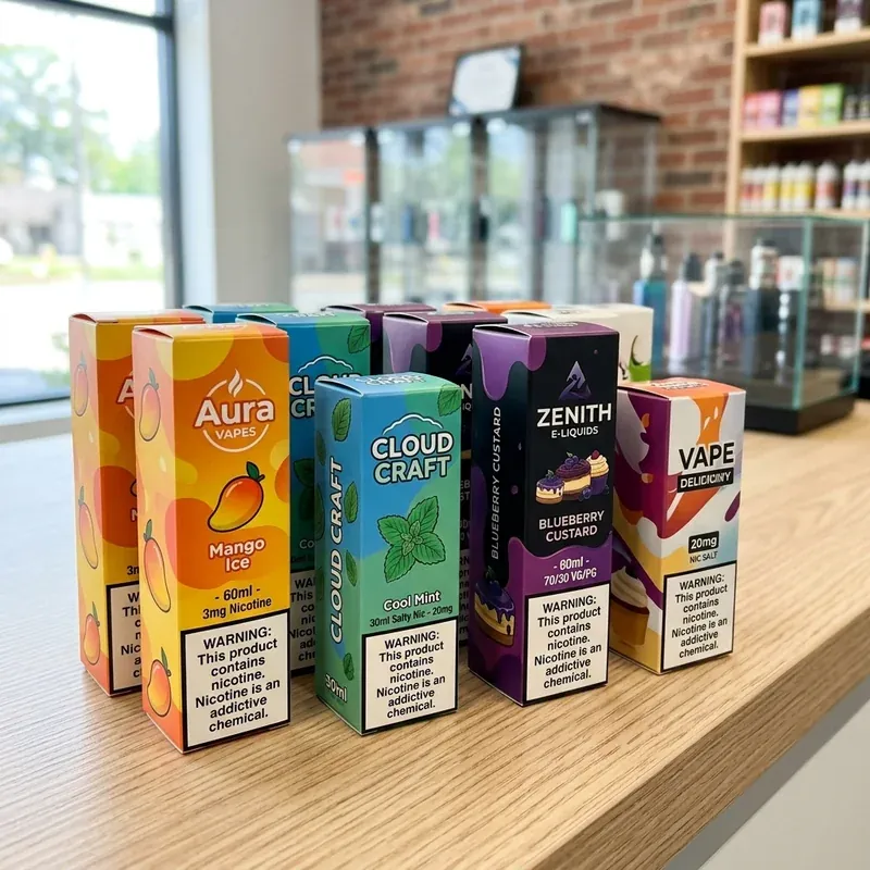 Vape Juice Packaging Boxes