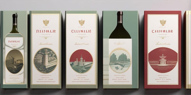What printing options are available for custom wine packaging?